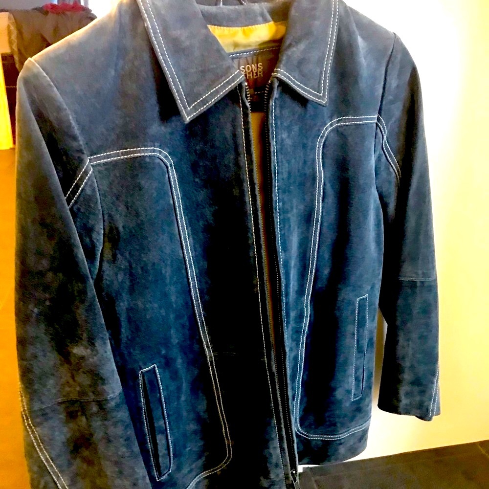 **BACK TO SCHOOL SALE**KIDS WILSON suede leather jacket - Picture 3 of 16